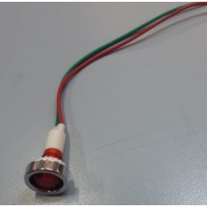 VOYANT 24V A 2 FILS ROUGE