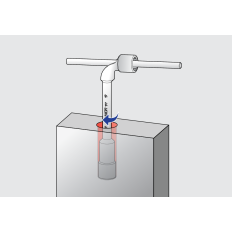 UNIOR 609127 CLE A PIPE 32 DEBOUCHEE 6-6 PANS 176