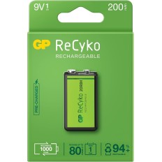 GPR PILE 9V 200 MAH 9V RECHARGEABLE
