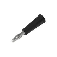 PJP 1010-I-N FICHE BANANE D:4MM 36A A SOUDER NOIRE