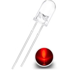 DIODE LED 5MM ROUGE 12V