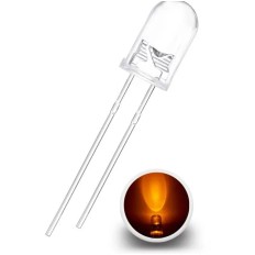 DIODE LED 5MM JAUNE 12V