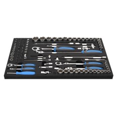 UNIOR 621389 JEU 96 DOUILLES 1/4 3/8 ET 1/2"