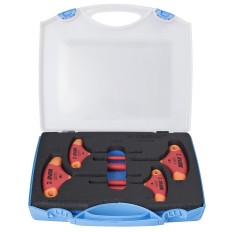 UNIOR 621648 JEU DE CLES EN T HEXAGONALES ISOLEES 1000V 4,5,6,8 MM