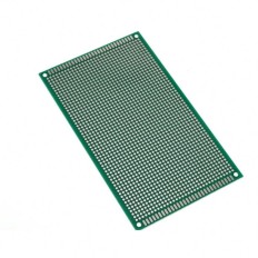 SSI0001-1 PLAQUE PERFOREE 9X15 VERTE DOUBLE FACE