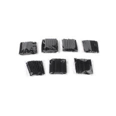 SSI0267-1 KIT TUBE THERMORETRACTABLE EN POLYOLEFINE 127 PIECESOK NOIR