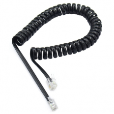 CORDON TELEPHONIQUE SPIRALE 2.2M