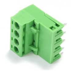 BORNIER 4VIS 5,08MM COUDE ACC062