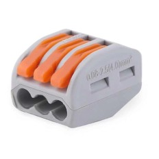 PCT-213 BORNE DE CABLAGE RAPIDE A 3 PORTS