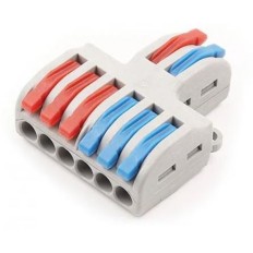 LT-623 CONNECTEUR DE FILS ELECTRIQUE RAPIDE 2 ENTRES 6 SORTIES