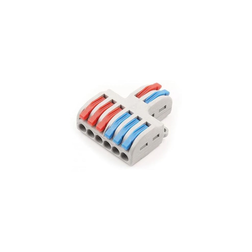 LT-623 CONNECTEUR DE FILS ELECTRIQUE RAPIDE 2 ENTRES 6 SORTIES