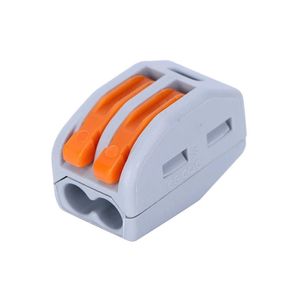 PCT-212 BORNE DE CABLAGE RAPIDE A 2 PORTS