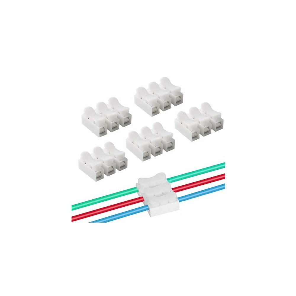 ACC436 CONNECTEURS A FIL DE RESSORT 3 CANAUX