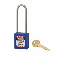 THIRARD 005376BL CADENAS ABS 38MM ANSE INOX HT76 D4.76MM BLEU EX CER