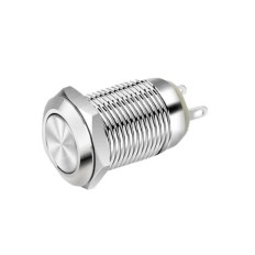 ACC270 INTERRUPTEUR POUSSOIR MÉTALLIQUE 12MM 12V