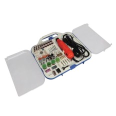 VEL VTHD051 PERCEUSE DE PRECISION ELECTRIQUE 12V + 162 ACCESSOIRES