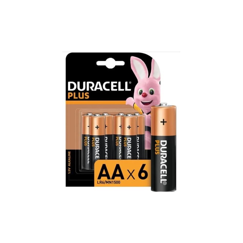 DURACELL PILE LR06 ALKANIE PLUS POWER 6