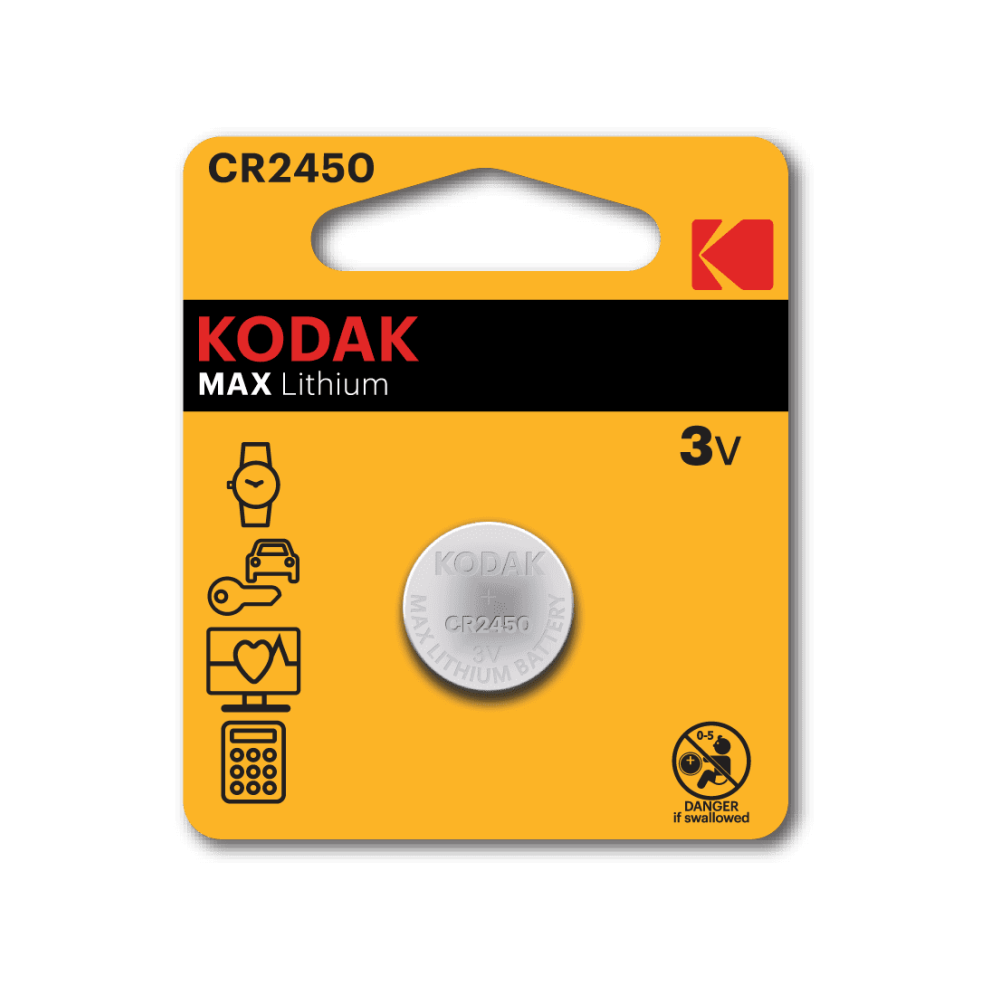 KODAK PILE CR2450 LITHIUM 3V BP2