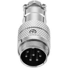 CONNECTEUR AERONAUTIQUE GX16 7 POLES MALE