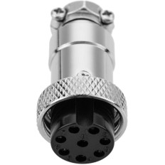 CONNECTEUR AERONAUTIQUE GX16 7 POLES FEMELLE