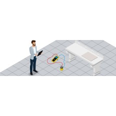 CHAUVIN_ARNOUX CA6536 TESTEUR ESD 10 --100V- KIT ESD.