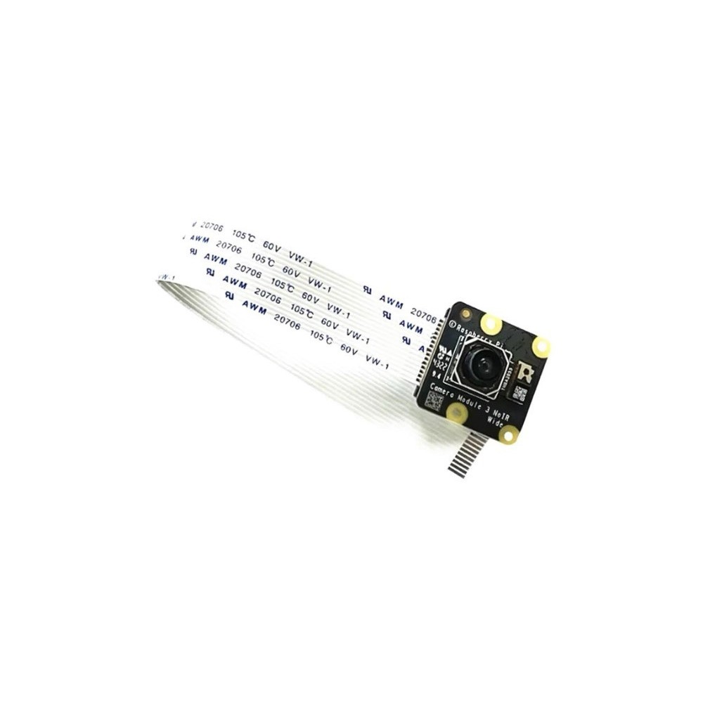 RASPBERRY PI CAMERA MODULE V3 12MP ANGLE LARGE sans filtre IR