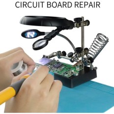 TROISIEME MAIN AVEC LOUPE A LED ET SUPPORT FAS