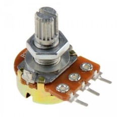 POTENTIOMETRE SIMPLE 100K METALLIQUE