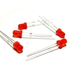 SSI0111-RED LED 3MM ROUGE