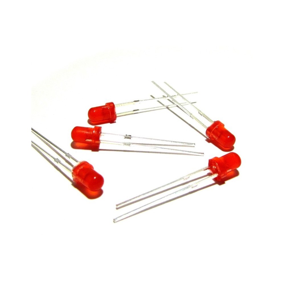 SSI0111-RED LED 3MM ROUGE