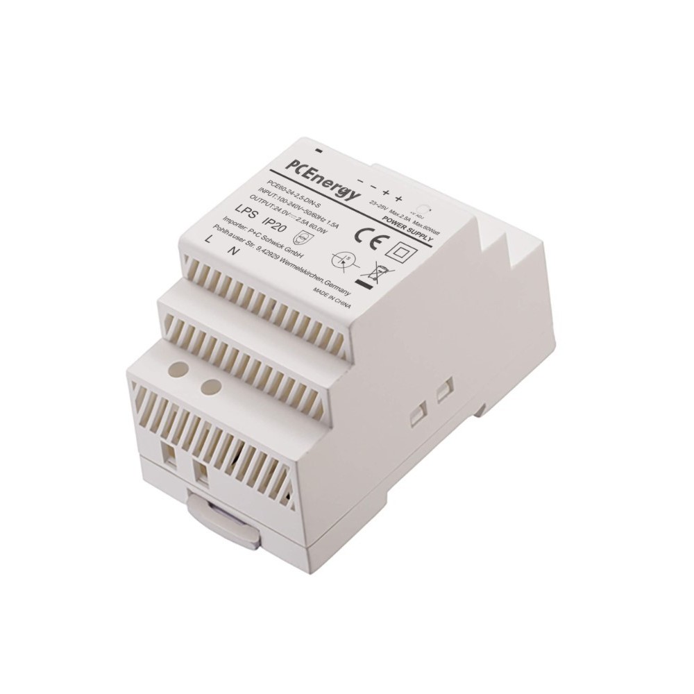 PCE60-24-2.5-DIN-S ALIMENTATION A DECOUPAGE RAIL DIN 24VDC 2.5A 60W