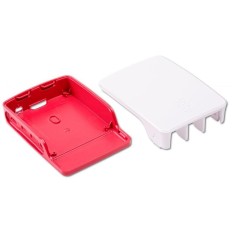 BOITIER OFFICIEL RASPBERRY PI 4 ROUGE/BLANC SC0229
