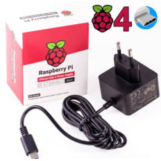 RASPBERRY PI 4 ALIMENTATION USB-C 5V 3A FICHE EU