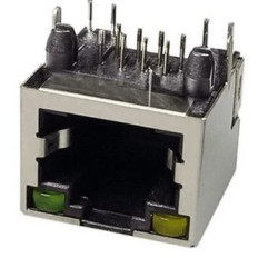 ACC069 CONNECTEUR RJ45 FEMELLE A SOUDER AVEC LED