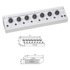 ELC DL07 BOITE 7 DECADES INDUCTANCES 5  1µH A 11.111 110H PROTEGEE