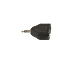 K3244 ADAPTATEUR JACK 3,5MM MALE STEREO 2 JACK 3.5MM FEMELLE STEREO