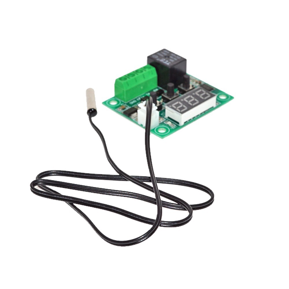 2 Pièces Régulateur De Température DC 12 V, W1209 LED Module De Commutation De Temperature De Thermostat Numerique Avec Sonde De Capteur 99132804