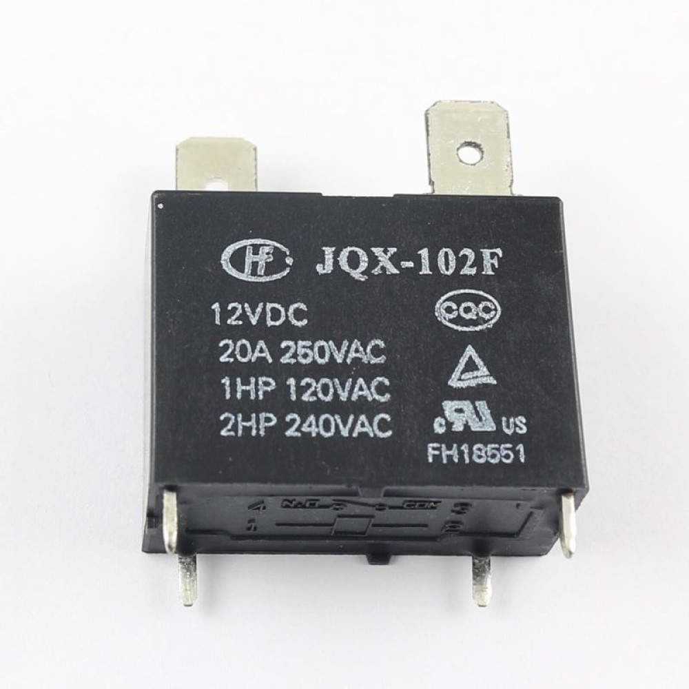 JQX-102F 12VDC RELAIS AUTOMOBILE MINITYPE AMD104