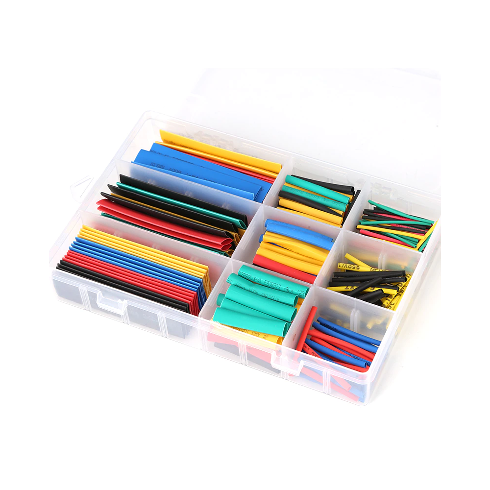 COFFRET DE 328 PCS GAINE THERMORÉTRACTABLE MULTI-COLOR