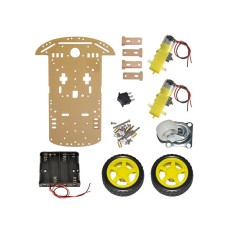 SSI5038 Kit de châssis de voiture de robot intelligent à moteur 2WD