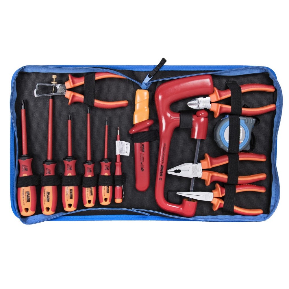 UNIOR 617571 TROUSSE AVEC COMPOSITION DE 13 OUTILS ISOLES 905VDEBI