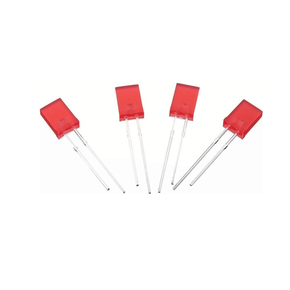 DIODE LED CARRE ROUGE