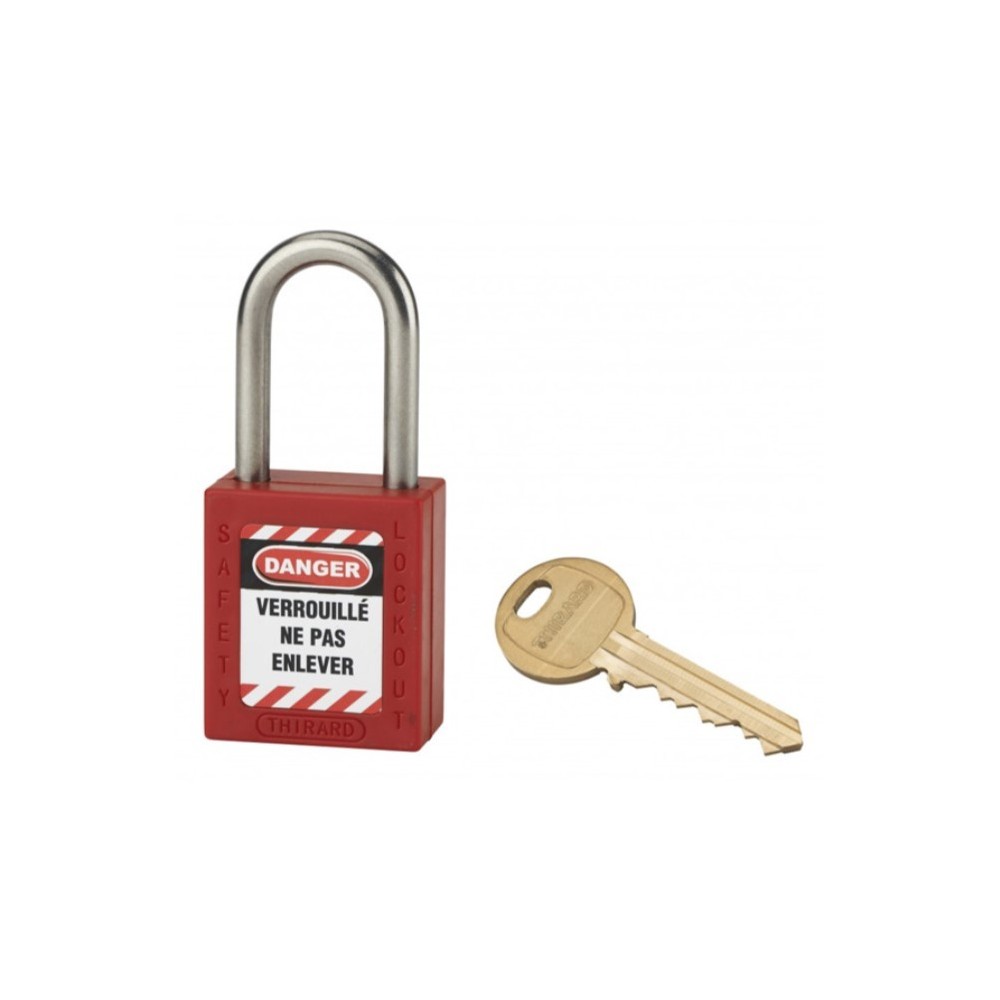 THIRARD 005538RD CADENAS ABS 38MM ANSE INOX HT38 D6MM ROUGE EX CERT