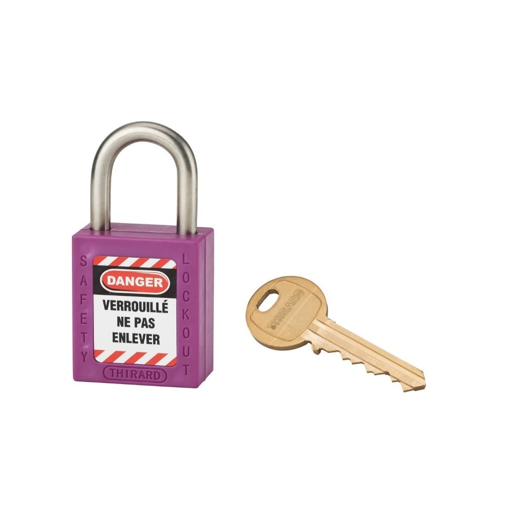 THIRARD 005538VT CADENAS ABS 38MM ANSE INOX HT38 D6MM VIOLET EX CERT