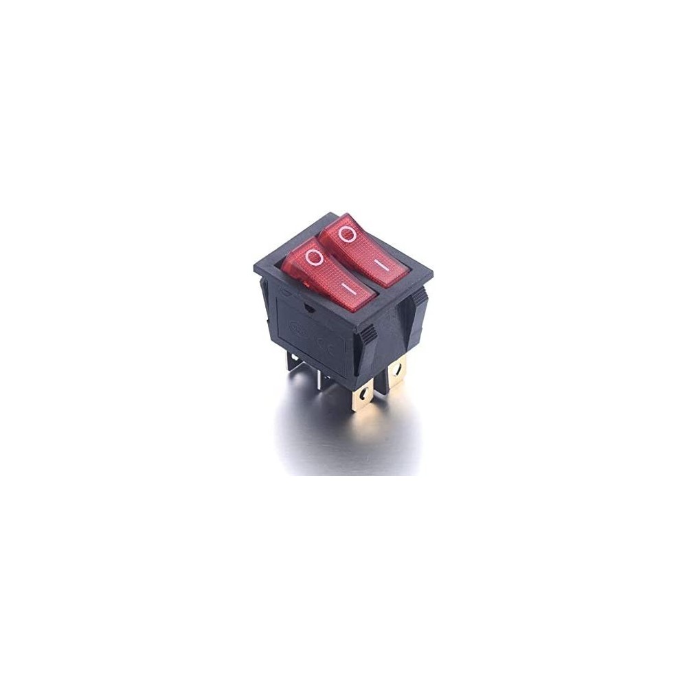 INT-D-KCD8 INTERRUPTEUR DOUBLE LUMINEUX KCD8-212