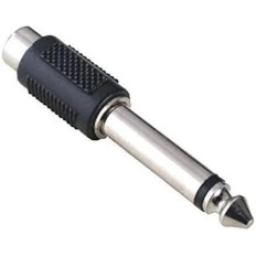 AJRF161 ADAPTATEUR JACK MALE MONO 6.3MM 1RCA FEMELLE