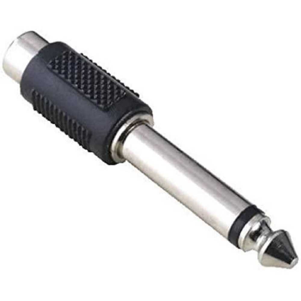 AJRF161 ADAPTATEUR JACK MALE MONO 6.3MM 1RCA FEMELLE