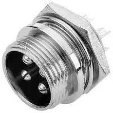 CONNECTEUR AERONAUTIQUE GX16 3 POLES MALE