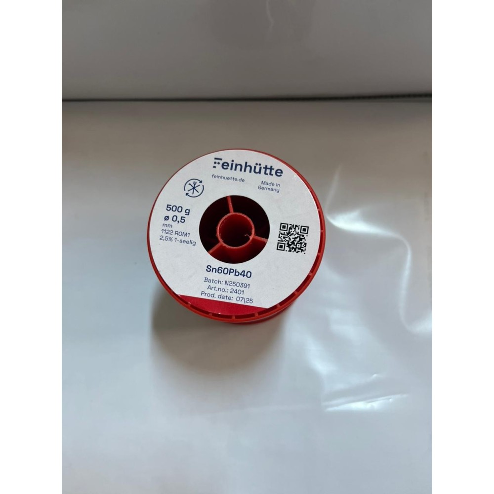 FEIN 2401 FIL ETAIN ROM1 2.5% SN60PB40 0.5MM 500G