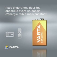 VARTA PILE LONGLIFE ALKALINE 9V